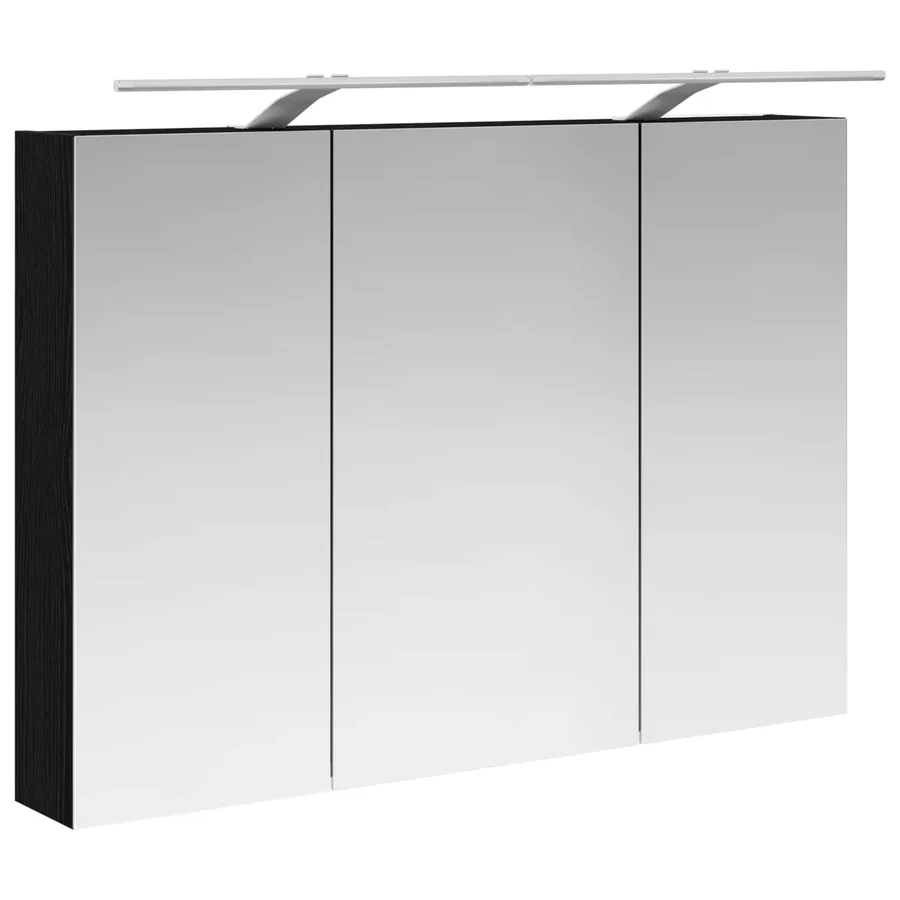 Ensemble de mobilier de salle de bain 4 pcs Chêne noir - 7