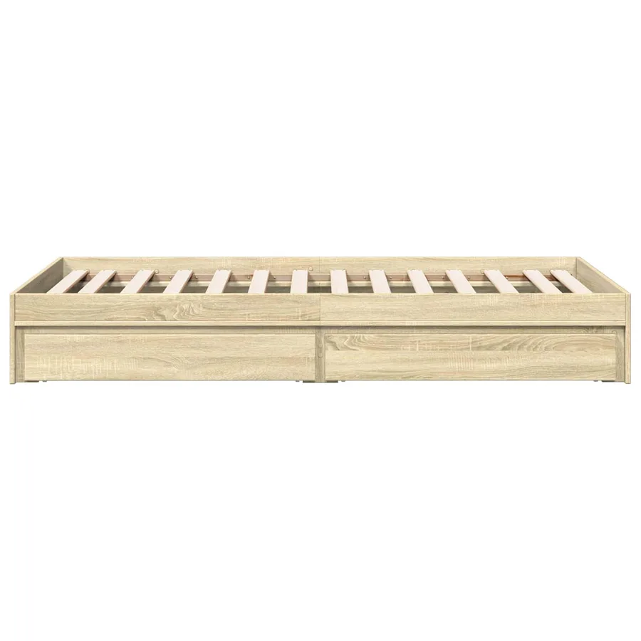 Cadre de lit avec rangement Chêne Sonoma 80 x 200 cm - 5