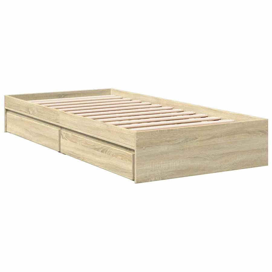 Cadre de lit avec rangement Chêne Sonoma 80 x 200 cm - 6