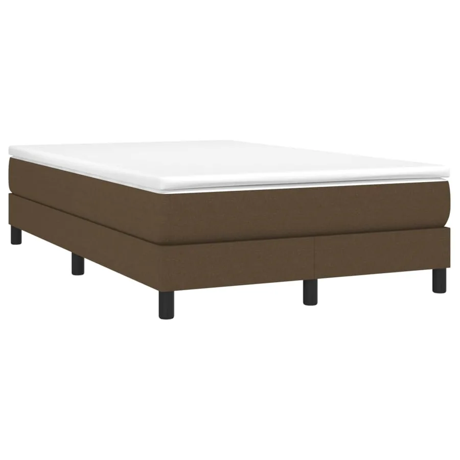 Sommier à lattes de lit avec matelas Marron foncé 120x200 cm - 3