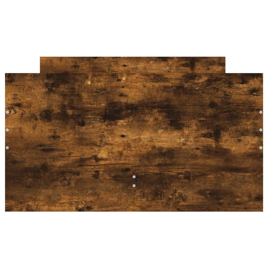 Cadre de lit avec rangement Chêne fumé 80 x 200 cm - 5