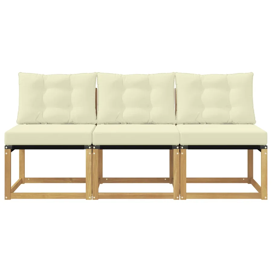 3 Pièce Sofa de milieu extérieur - 4