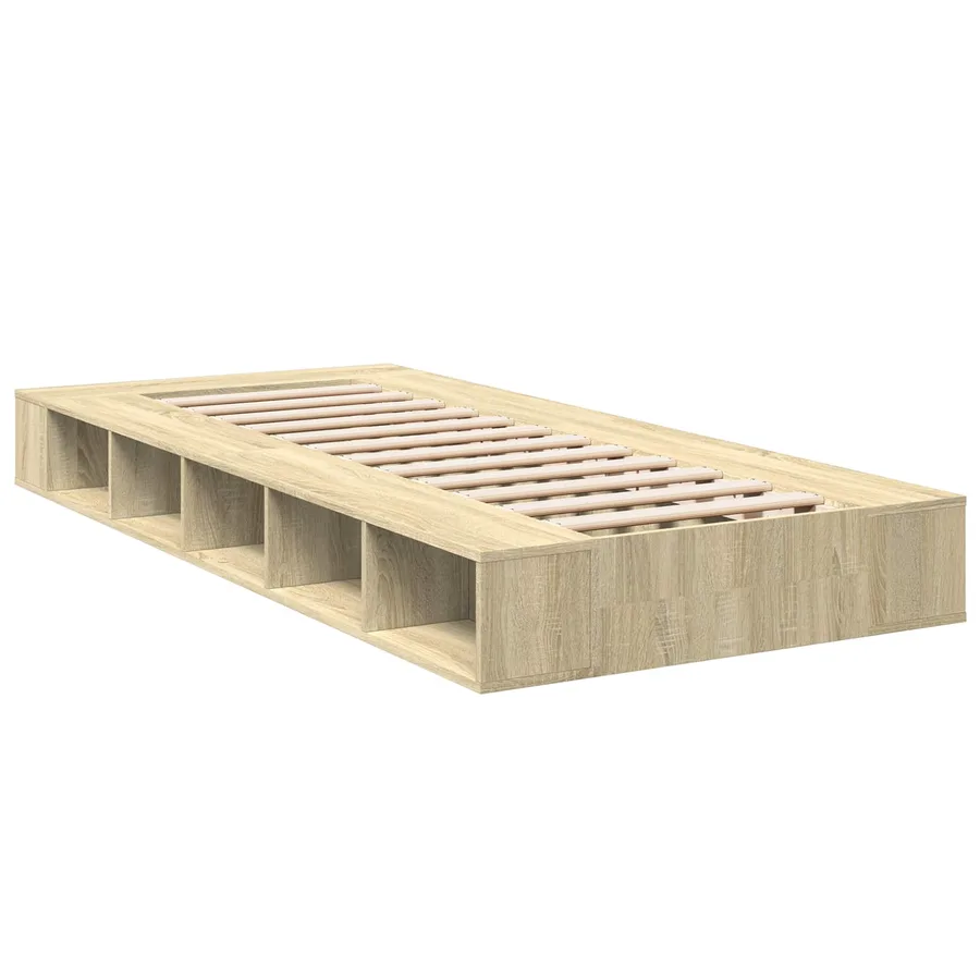 Cadre de lit avec rangement Chêne Sonoma 80 x 200 cm - 6