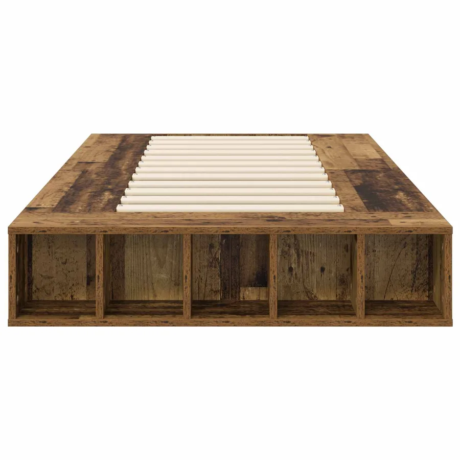 Cadre de lit avec rangement Bois ancien 80 x 200 cm - 3
