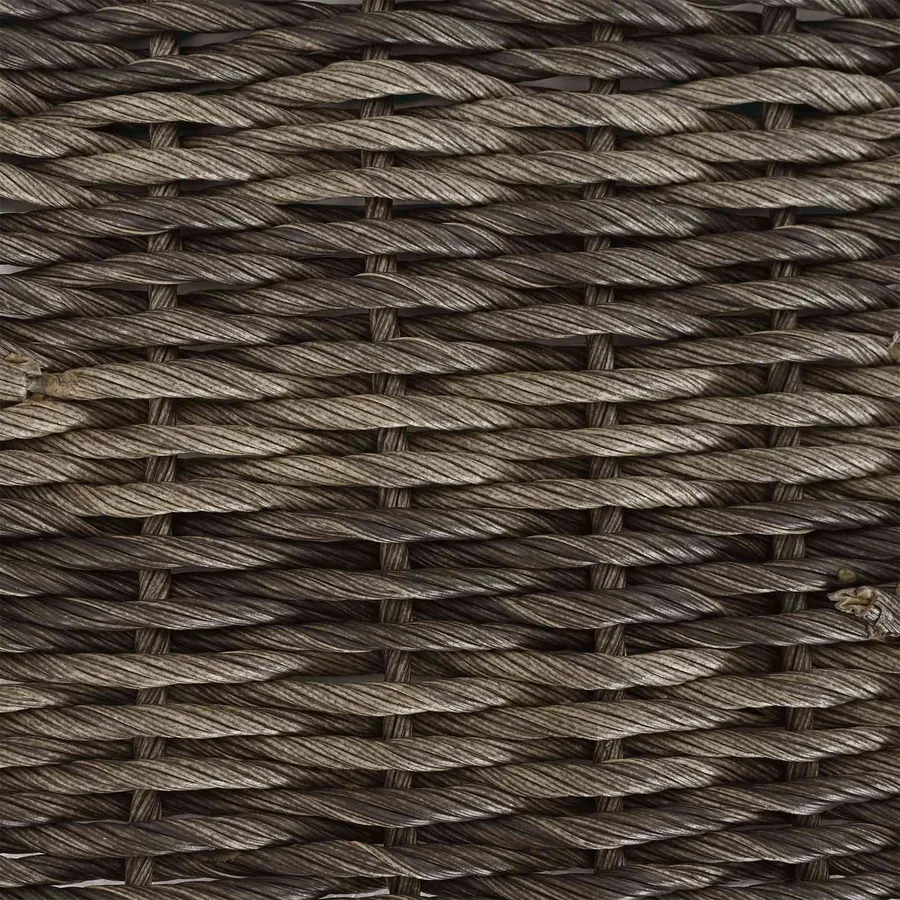 Ensemble de salle à manger pour jardin 3 pcs Gris et Gris foncé - 10