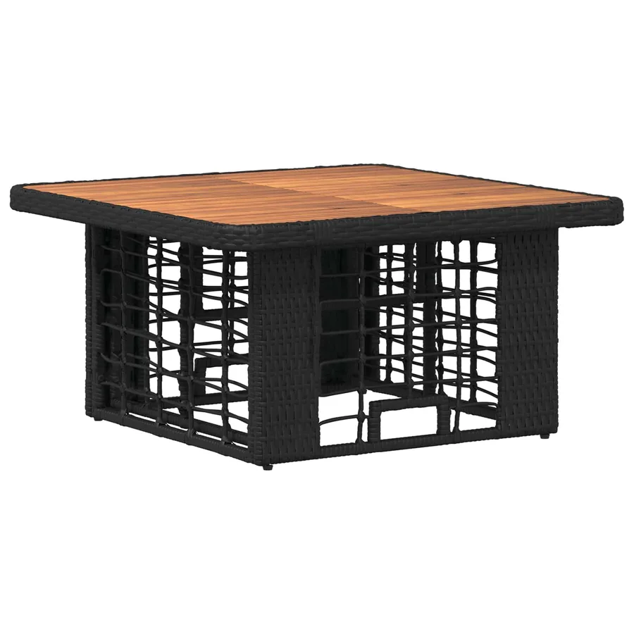 Ensemble de salle à manger pour jardin 3 pcs Noir et gris - 4