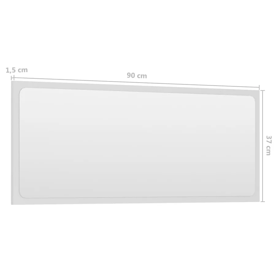 Ensemble de meubles de salle de bain Blanc Bois d'ingénierie - 19