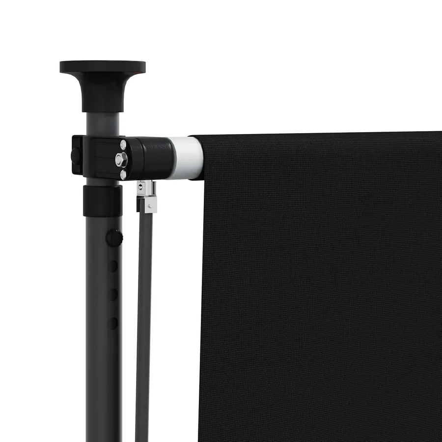 Store Roulant Extérieur Noir 100 x 270 cm - 4