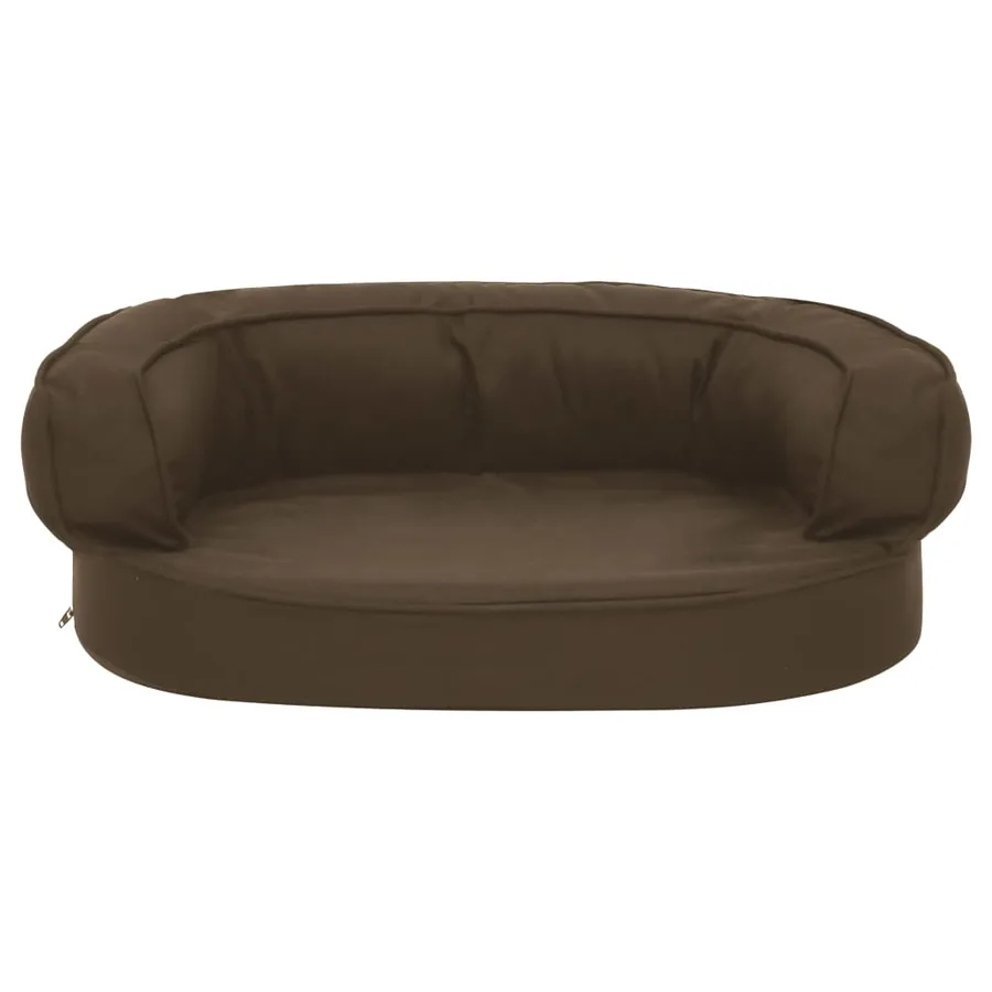 Matelas de lit ergonomique pour chien 60x42 cm Aspect de lin - 3