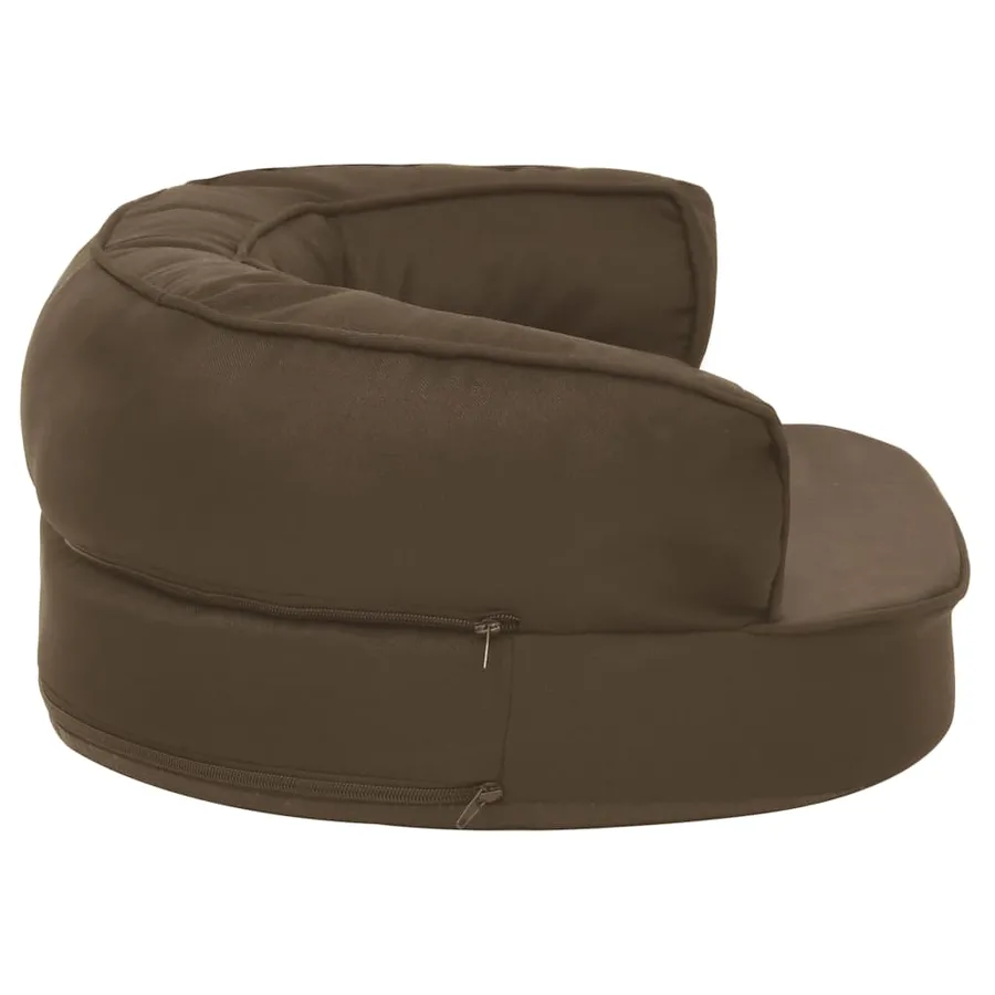 Matelas de lit ergonomique pour chien 60x42 cm Aspect de lin - 4