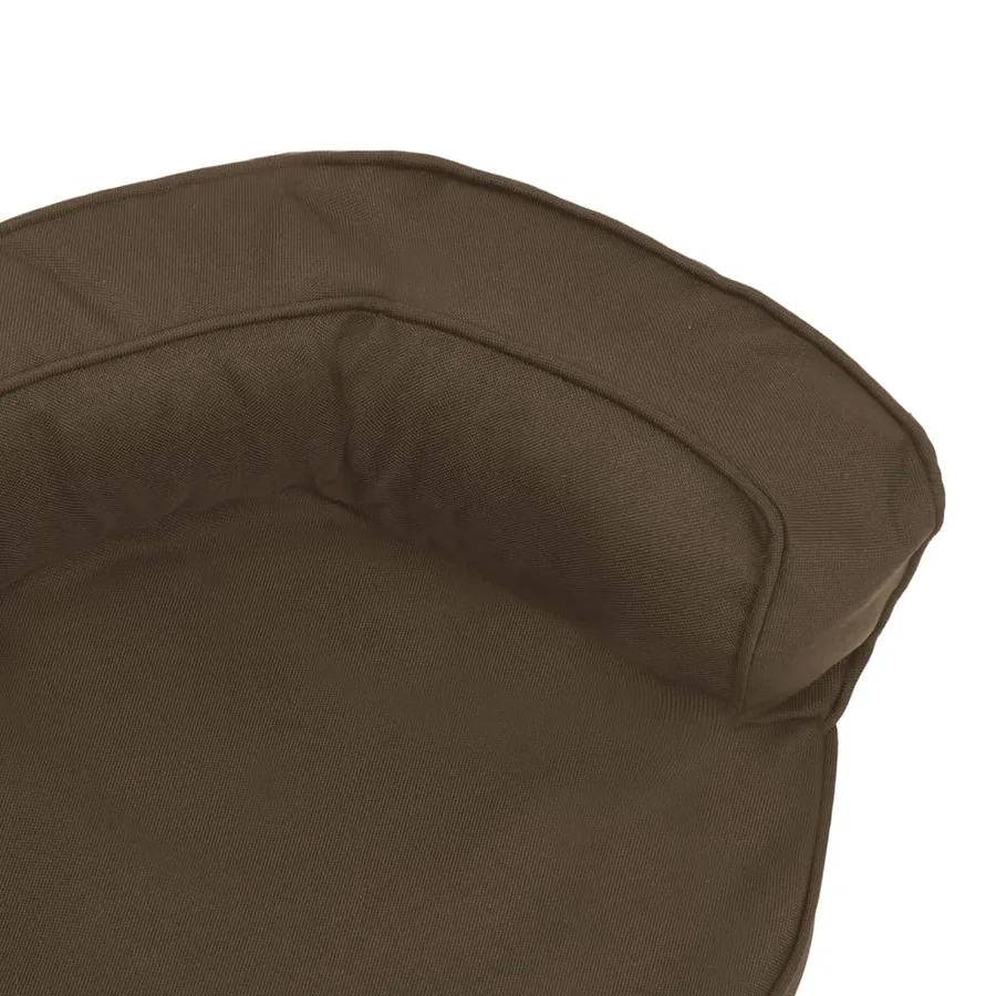 Matelas de lit ergonomique pour chien 60x42 cm Aspect de lin - 6