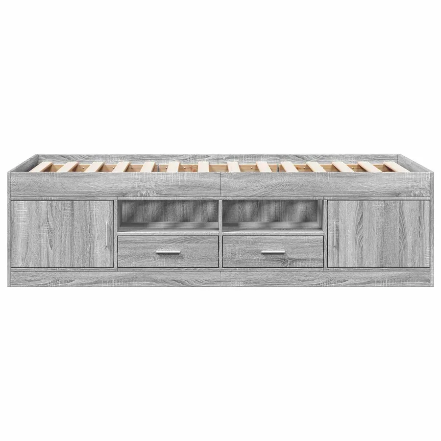 Cadre de lit avec rangement avec tiroir Sonoma gris 80 x 200 cm - 5