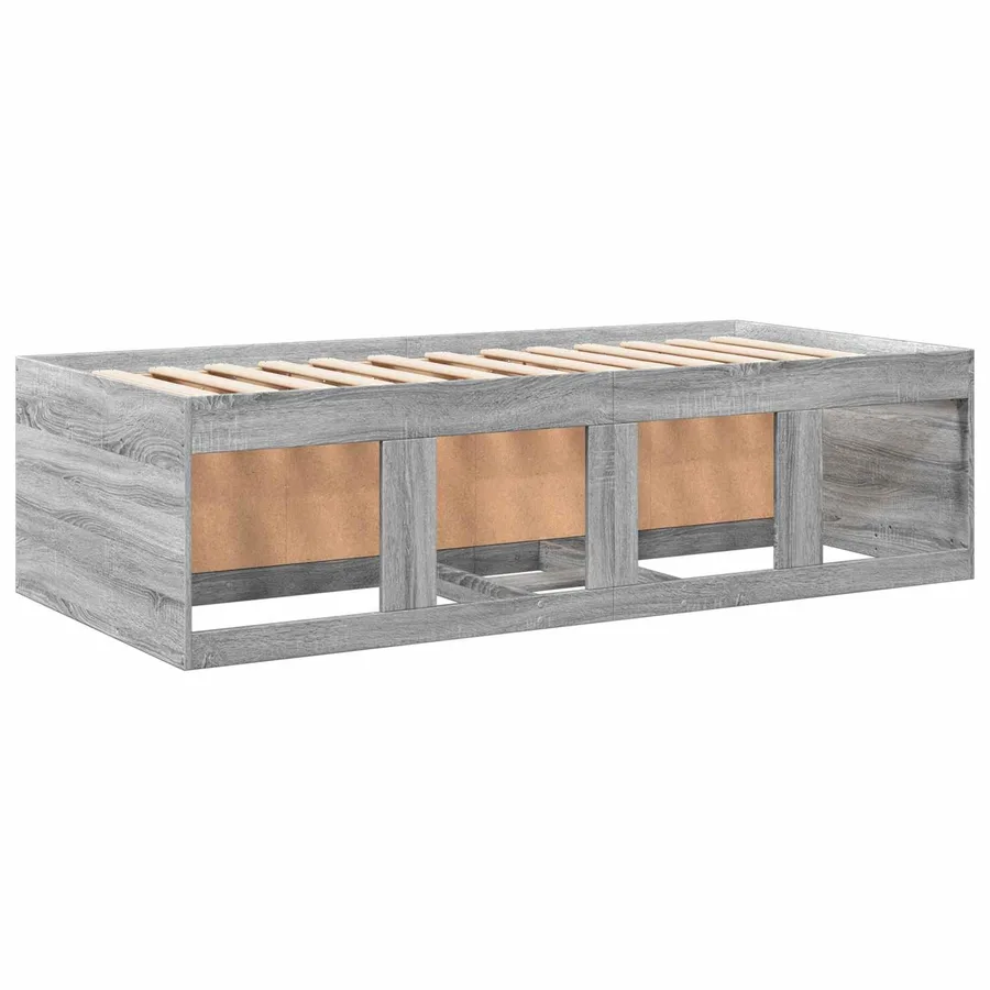 Cadre de lit avec rangement avec tiroir Sonoma gris 80 x 200 cm - 6