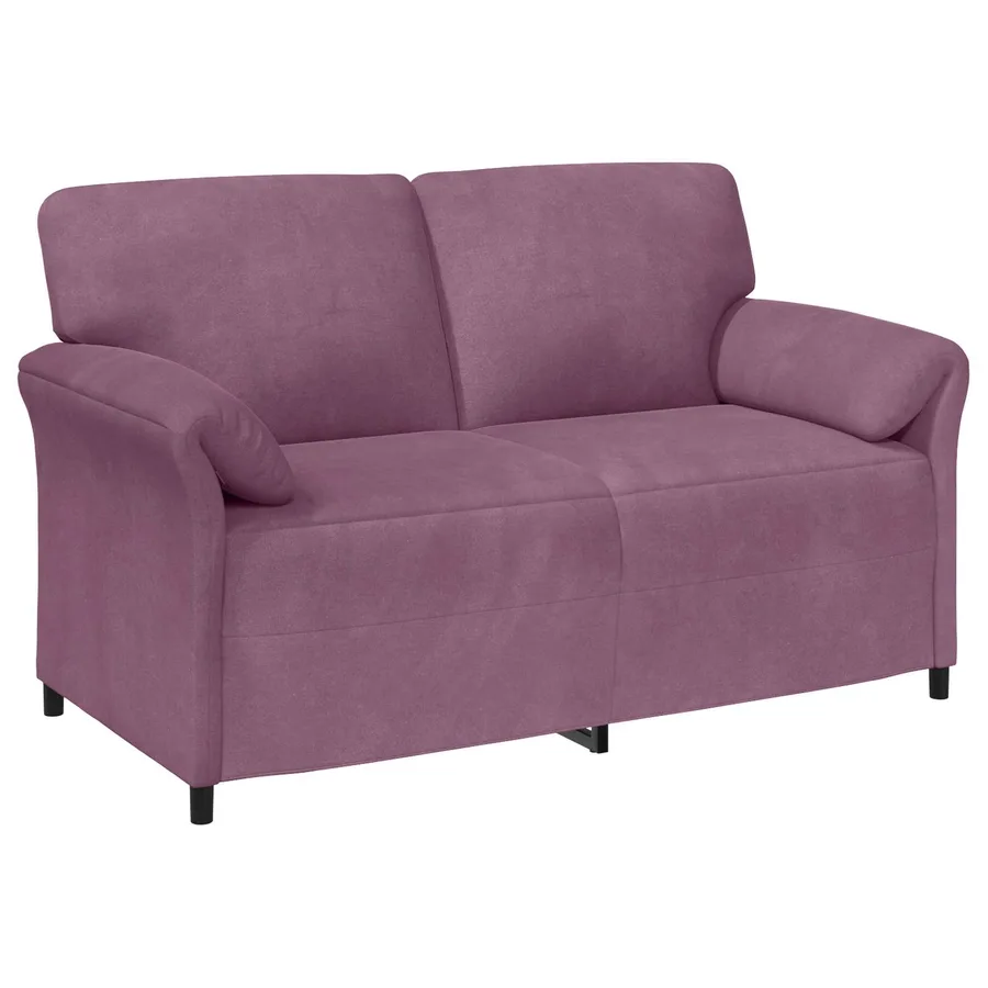 Sofa 2 places Pourpre 158 x 83 x 95 cm Velours - 2