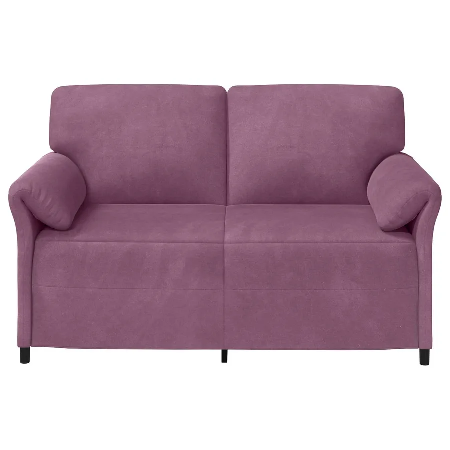 Sofa 2 places Pourpre 158 x 83 x 95 cm Velours - 3