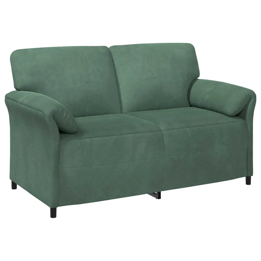 Sofa 2 places Vert Mer 158 x 83 x 95 cm Velours - 2