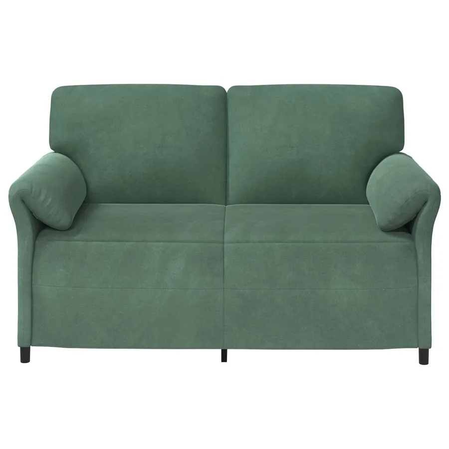 Sofa 2 places Vert Mer 158 x 83 x 95 cm Velours - 3