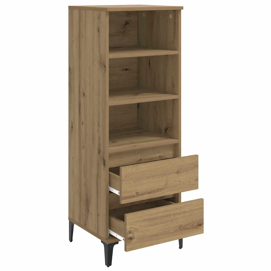 Haut Armoire Chêne artisanal 40 x 36 x 110 cm Bois d'ingénierie - 5
