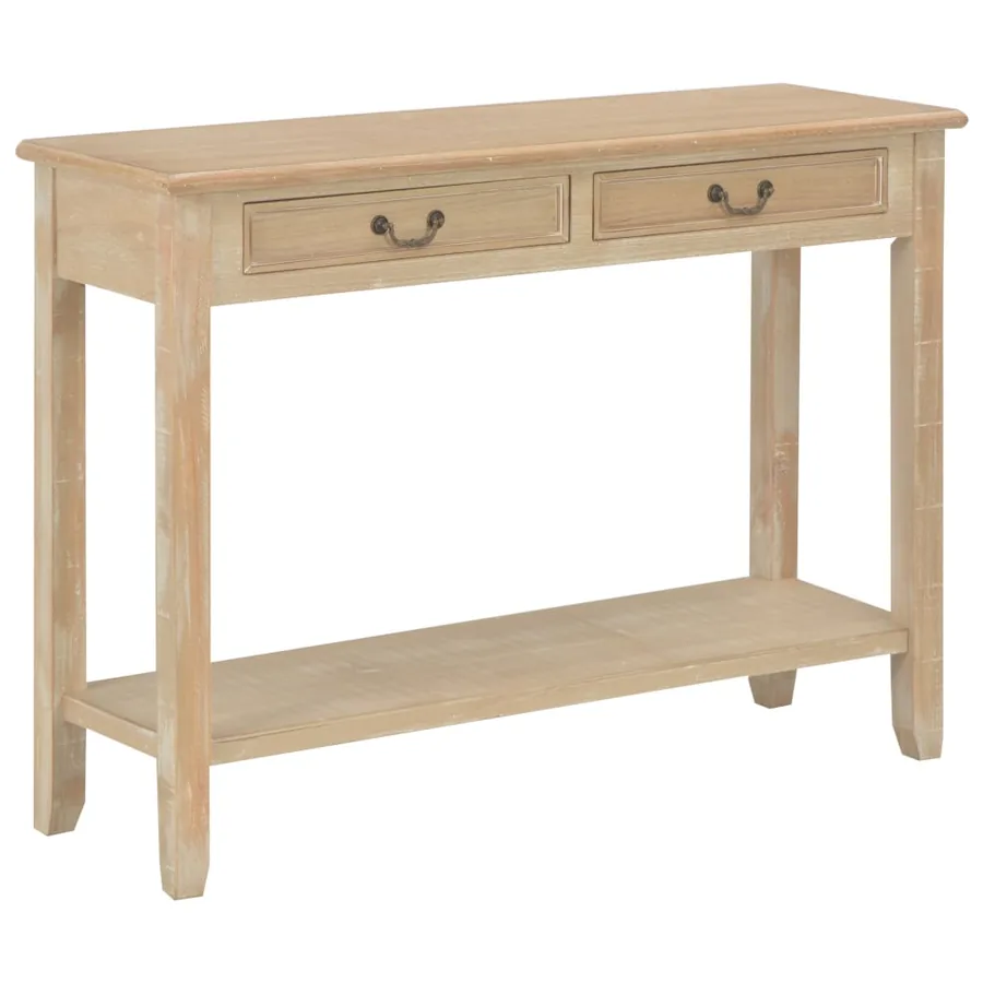 Table console 110x35x80 cm Bois