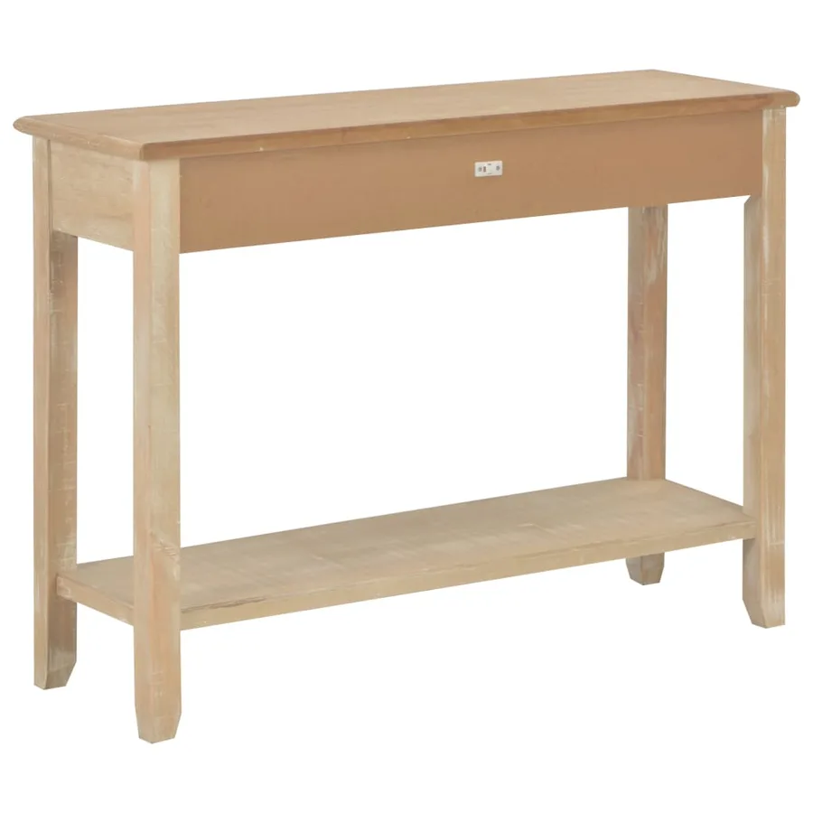 Table console 110x35x80 cm Bois - 4
