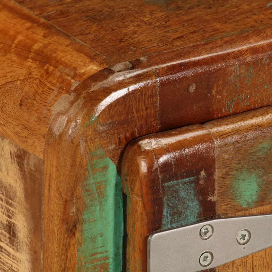 Table basse 85x55x40 cm Bois de récupération massif - 5