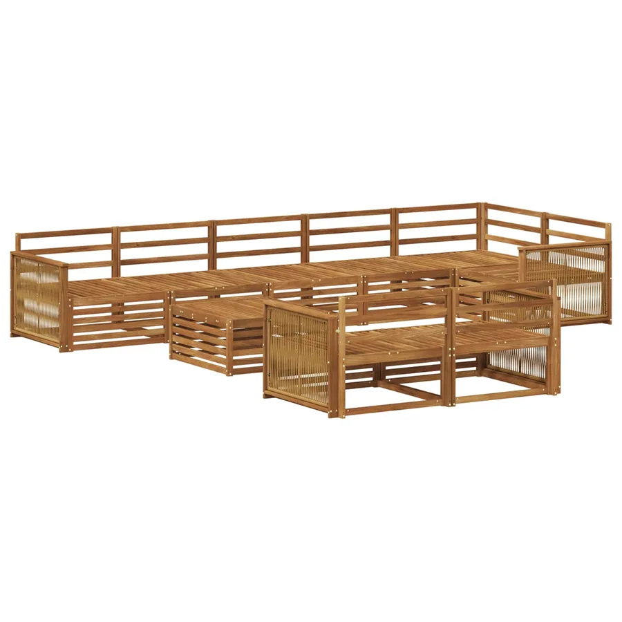 Ensemble de canapés d'extérieur 9 pcs - 2