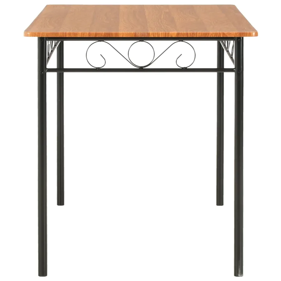 Table à manger Marron 120x70x75 cm MDF - 3