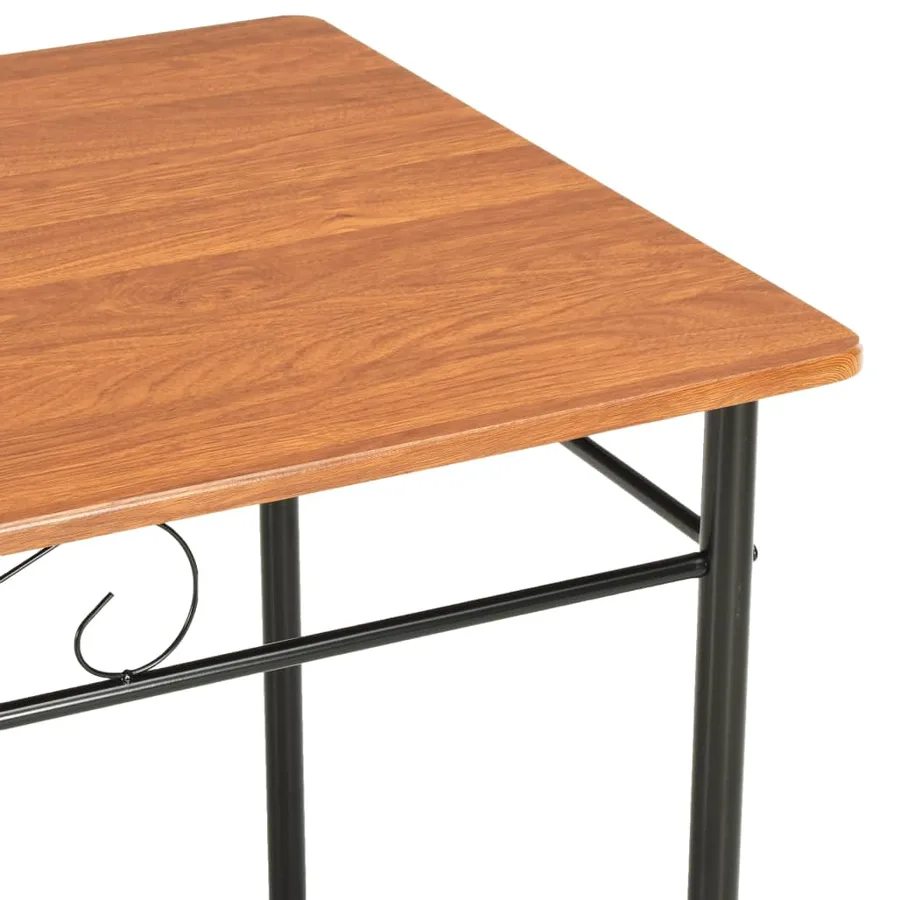 Table à manger Marron 120x70x75 cm MDF - 4