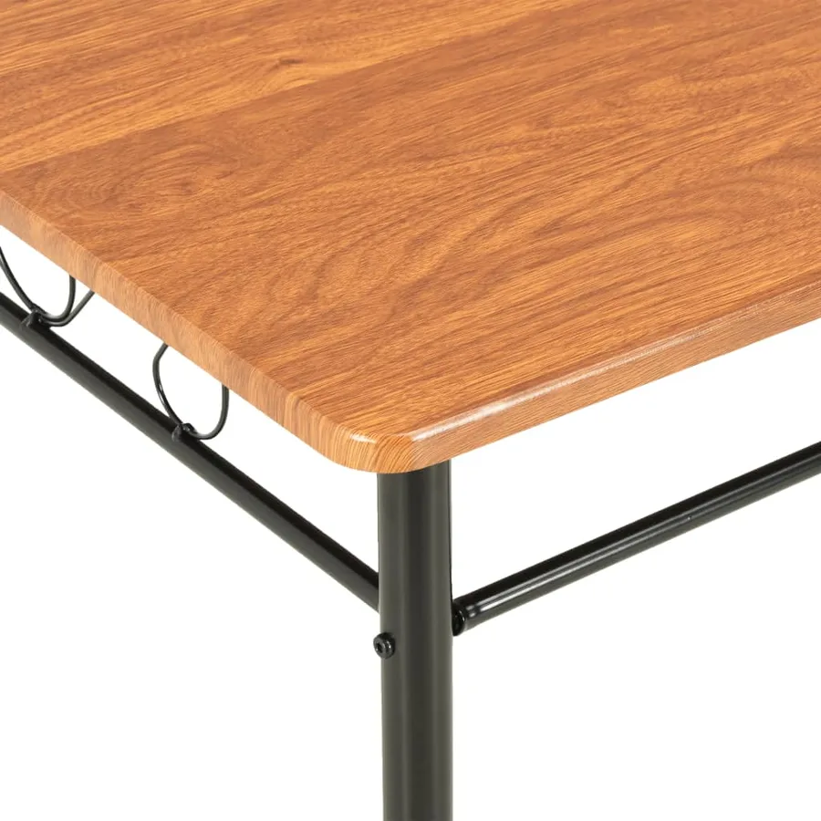 Table à manger Marron 120x70x75 cm MDF - 5