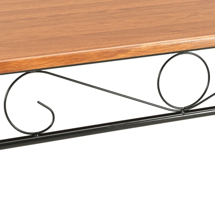 Table à manger Marron 120x70x75 cm MDF - 6