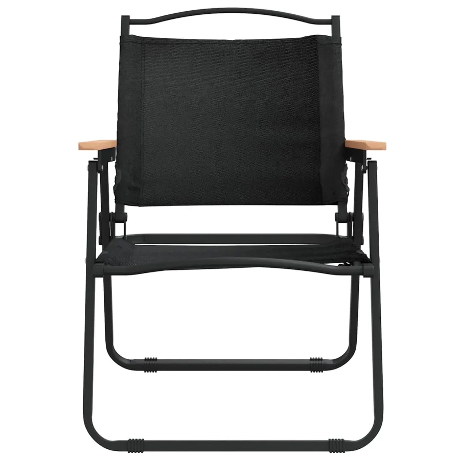 Chaises de camping lot de 2 Noir 54x55x78 cm Tissu Oxford - 4