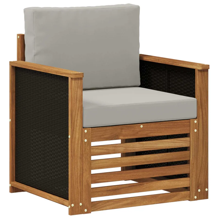 Sofa de milieu extérieur Naturel - 2