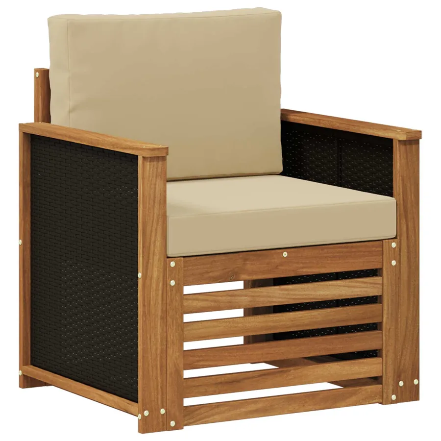 Sofa de milieu extérieur Naturel - 2