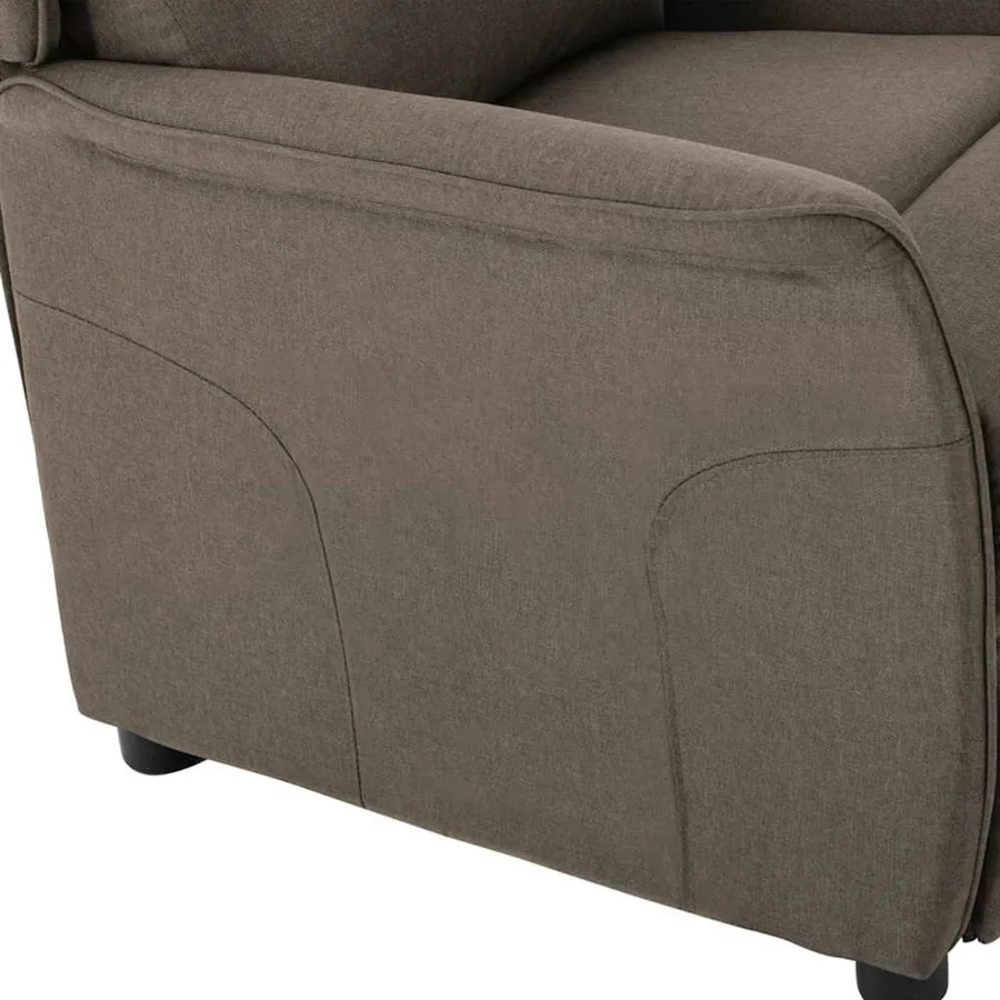 Fauteuil inclinable Taupe 66.5 x 94 x 101.5 cm Polyester - 6