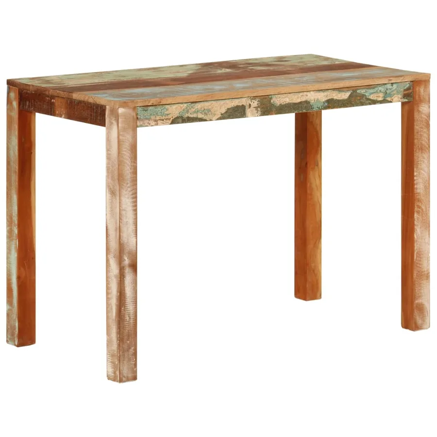 Table de salle à manger 110x55x76cm Bois massif de récupération - 11