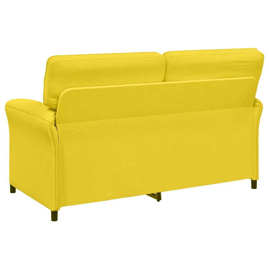 Canapé 100% polyester, cadre en métal, MDF, Contreplaqué - 5