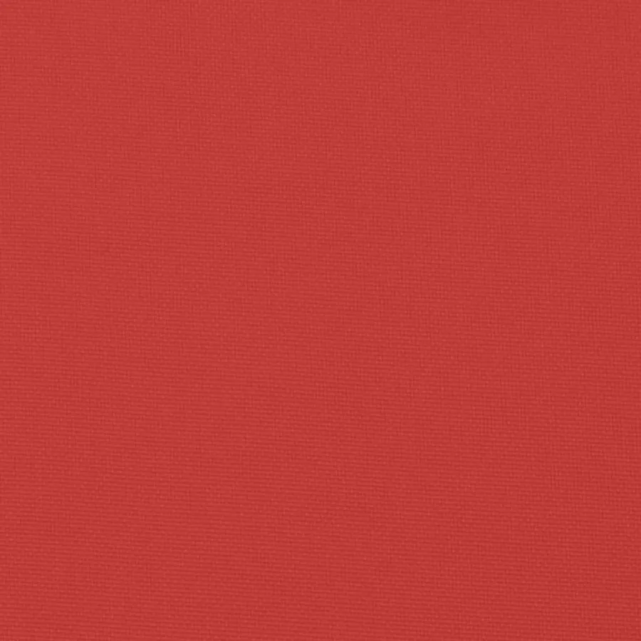 Coussin de palette rouge 80x40x12 cm tissu - 9