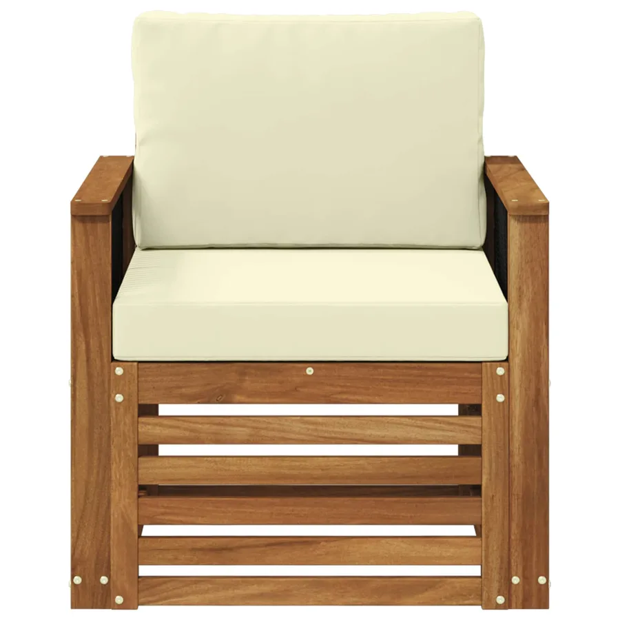 Sofa de milieu extérieur Naturel - 3