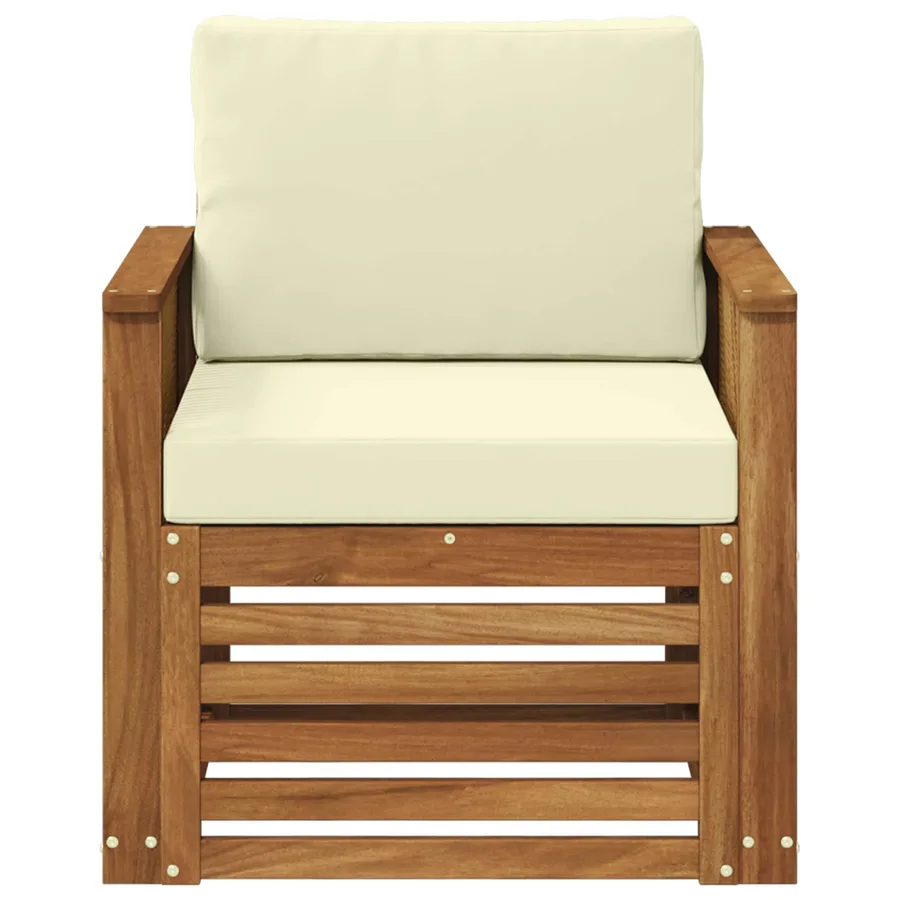 Sofa de milieu extérieur Naturel - 3