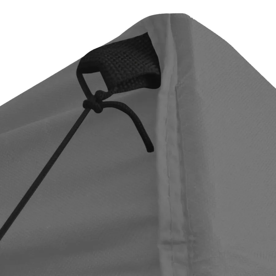 Tente de réception pliable avec 4 parois 2x2 m Acier Anthracite - 5