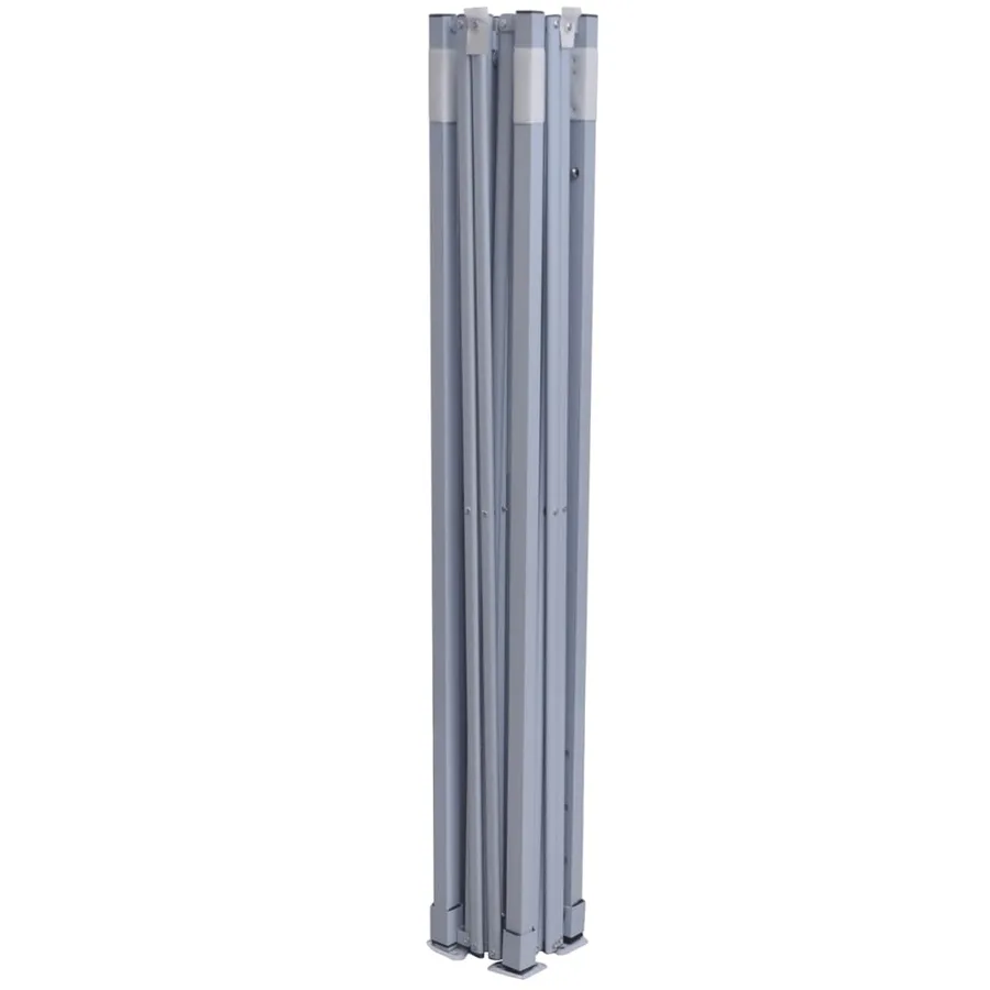 Tente de réception pliable avec 4 parois 2x2 m Acier Anthracite - 7