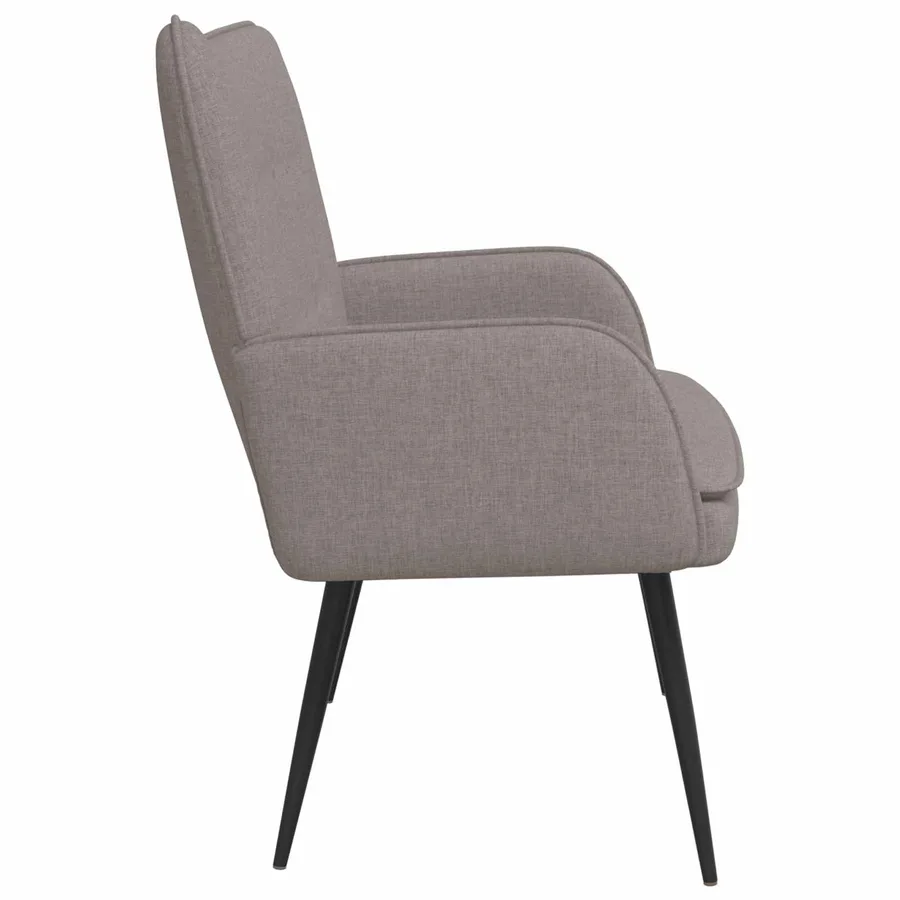 Sofa 2 places Taupe 115 x 61 x 87 cm Tissu - 5