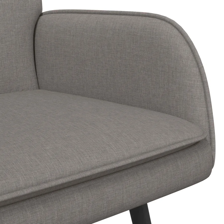 Sofa 2 places Taupe 115 x 61 x 87 cm Tissu - 7