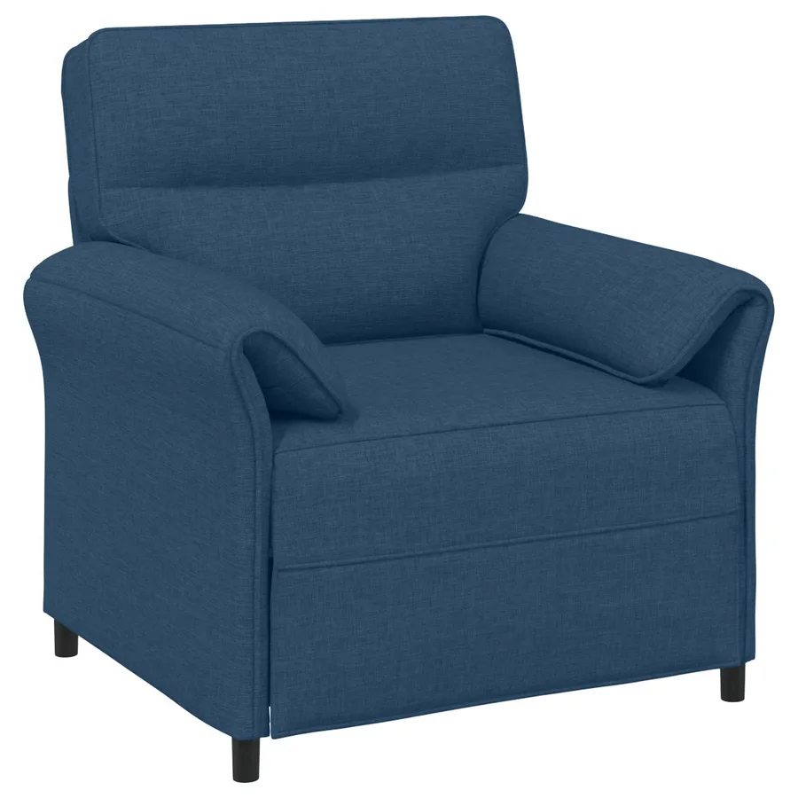 Canapé 100% polyester, cadre en métal, MDF, Contreplaqué - 2