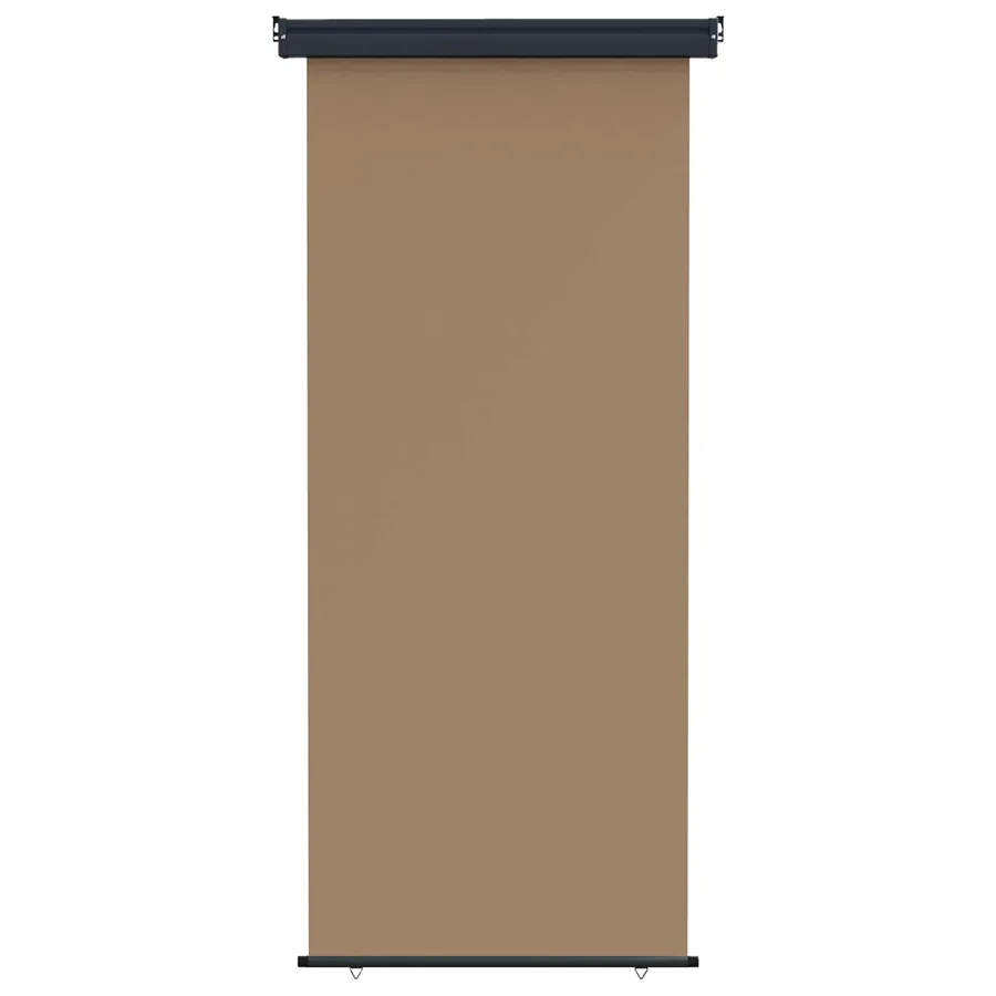 Store latéral de balcon 80 x 250 cm 100% polyester fer acier