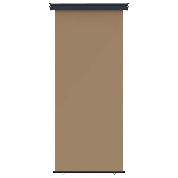 Store latéral de balcon 80 x 250 cm 100% polyester fer acier