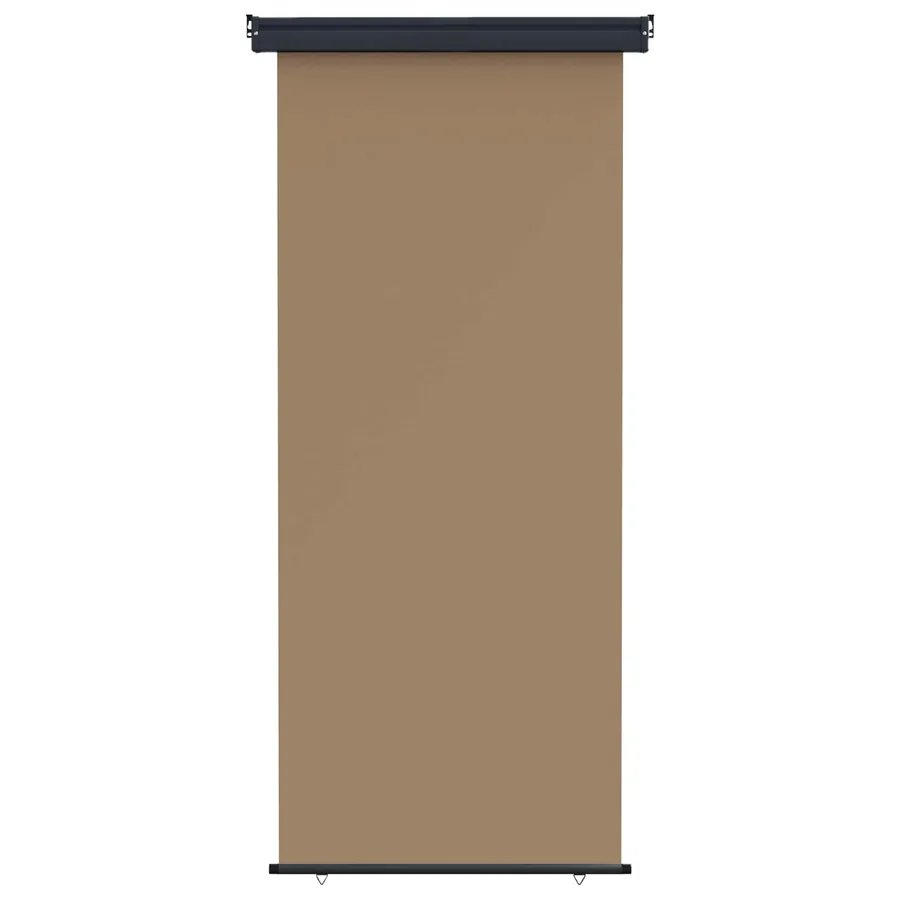 Store latéral de balcon 60 x 250 cm 100% polyester fer acier