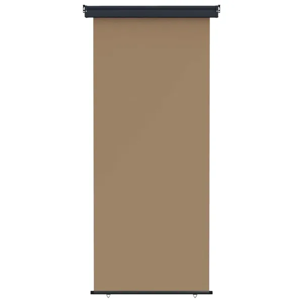 Store latéral de balcon 60 x 250 cm 100% polyester fer acier