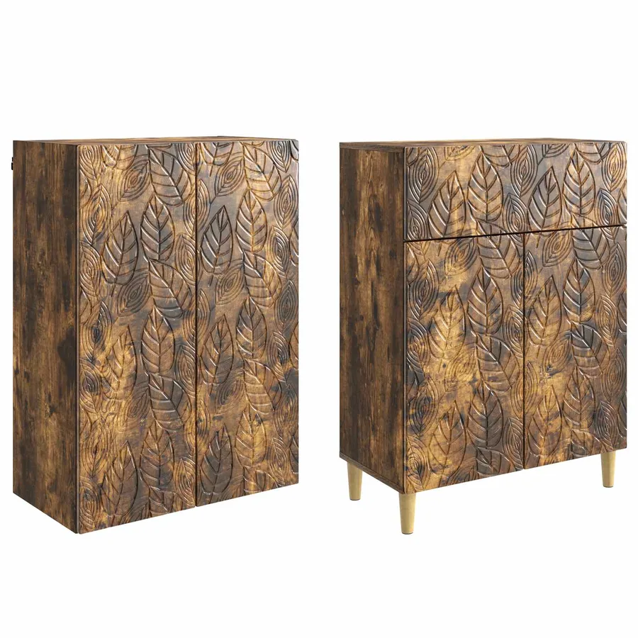 Ensemble de Meubles 2 pcs Bois d'ingénierie - 4