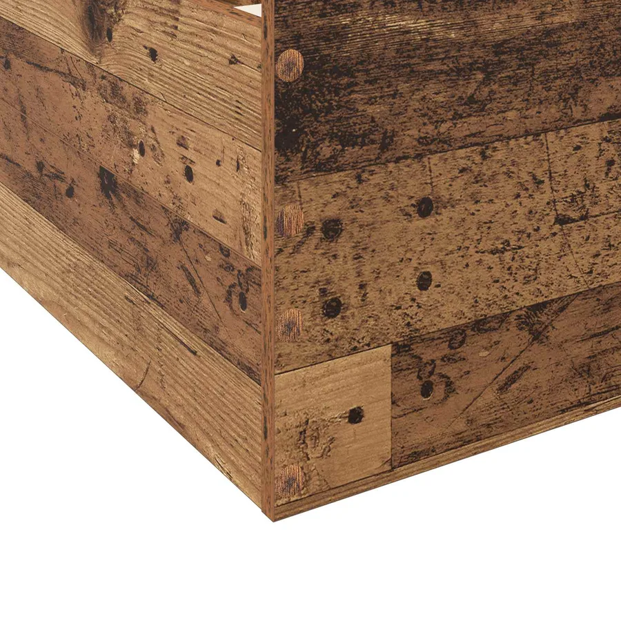 Cadre de lit avec rangement avec tiroir Bois ancien 80 x 200 cm - 6